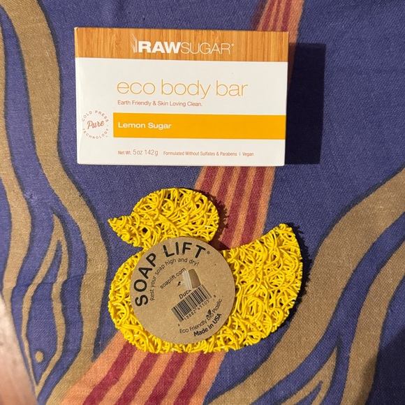 Raw Sugar Other - Raw Sugar Lemon Sugar Soap And Duck Soap Lift New